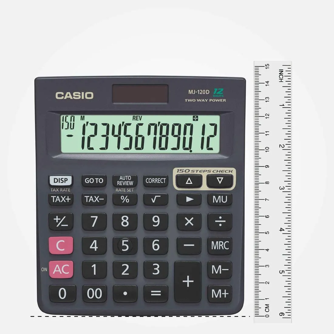 Casio MJ 120D Calculator view 2